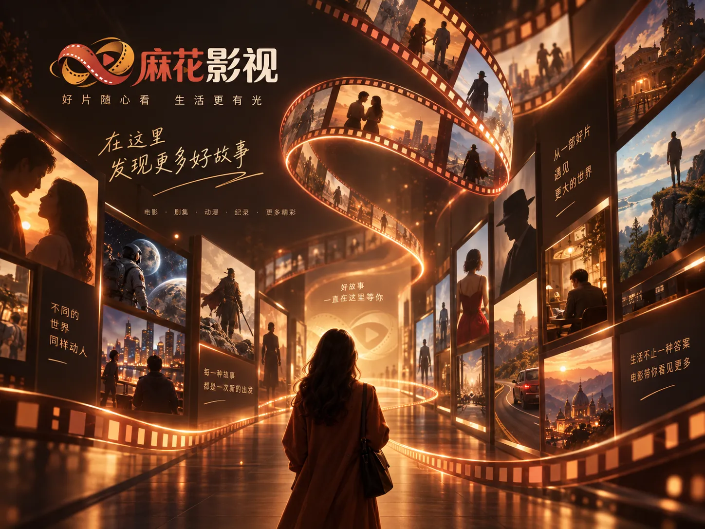 没有明确片名时，用主题和场景发现内容